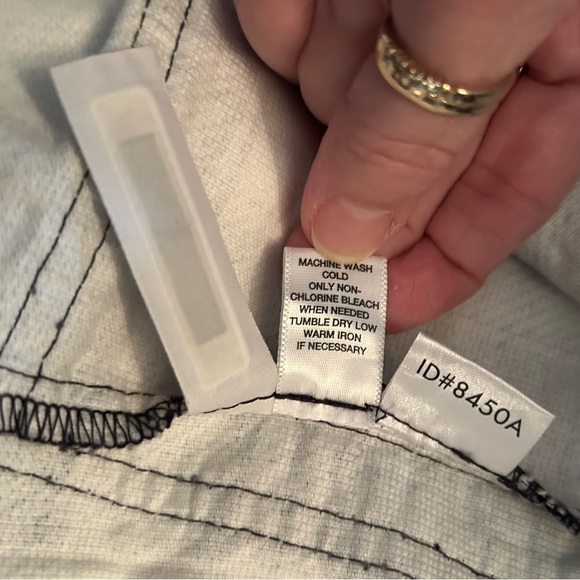 LOFT, 100% Cotton black and white skirt; NWT, machine washable! - Picture 5 of 6